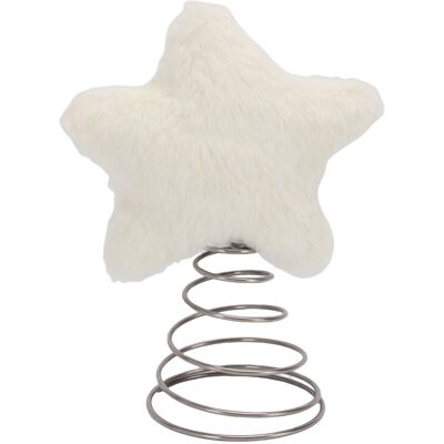 ETNZEBC Cimier D'Arbre De Noël, Adorable Étoile En Peluche, Pour Fête, Bureau, Décoration De La Maison, Beige - Publicité ETNZEBC Cimier D'Arbre De Noël, Adorable Étoile En Peluche, Pour Fête, Bureau, Décoration De La Maison, Beige - Publicité