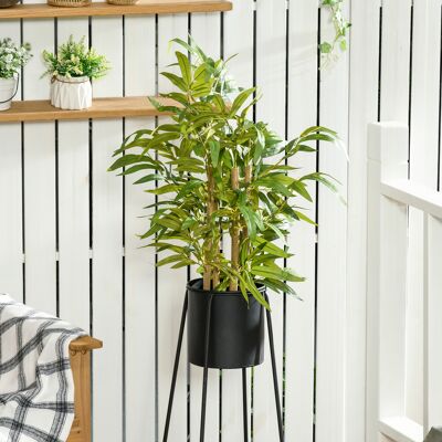 OEM Outsunny Bambou Artificiel 60cm - Tronc & Branches Lichen, Feuilles Grand Réalisme, Pot Inclus - Publicité OEM Outsunny Bambou Artificiel 60cm - Tronc & Branches Lichen, Feuilles Grand Réalisme, Pot Inclus - Publicité