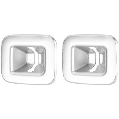 FLAMMKRAFT 2pces Cadre De Crochet De Coffre Intérieur Garniture De Décoration Pour Jeep Wrangler Jl 2018 Argent - Publicité FLAMMKRAFT 2pces Cadre De Crochet De Coffre Intérieur Garniture De Décoration Pour Jeep Wrangler Jl 2018 Argent - Publicité