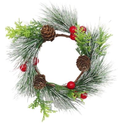YUDO Couronne De Bougies Décorative Avec Bougeoir Pilier, Décoration De Bar, De Salon Et De Fête. Publicité YUDO Couronne De Bougies Décorative Avec Bougeoir Pilier, Décoration De Bar, De Salon Et De Fête. Publicité