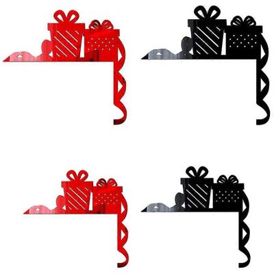 ALLAUVE Autocollants Muraux Décoratifs Pour Interrupteur, Boîte Cadeau De Noël, Autocollant Acrylique 3d - Publicité ALLAUVE Autocollants Muraux Décoratifs Pour Interrupteur, Boîte Cadeau De Noël, Autocollant Acrylique 3d - Publicité