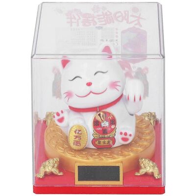 FLAMMKRAFT Chat Porte-bonheur À Énergie Solaire, Symbole De Chance Feng Shui, Agitant La Patte Pour La Maison. Publicité FLAMMKRAFT Chat Porte-bonheur À Énergie Solaire, Symbole De Chance Feng Shui, Agitant La Patte Pour La Maison. Publicité