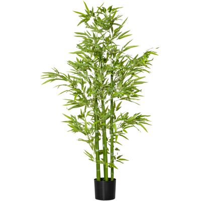 ARRIGONI Bambou Artificiel 150cm Avec Pot Pour Interieur Et Exterieur - Publicité ARRIGONI Bambou Artificiel 150cm Avec Pot Pour Interieur Et Exterieur - Publicité