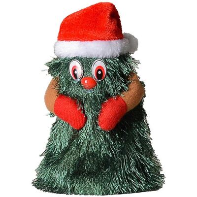 FLAMMKRAFT Sapin De Noël Chantant Et Dansant, Mignon Et Amusant, Jouet En Peluche Électrique Rotatif Pour Les Fêtes - Publicité FLAMMKRAFT Sapin De Noël Chantant Et Dansant, Mignon Et Amusant, Jouet En Peluche Électrique Rotatif Pour Les Fêtes - Publicité