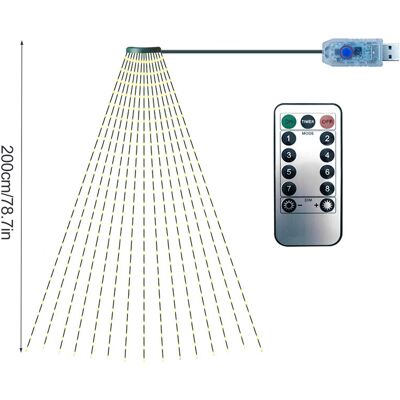 HEAT Guirlande Lumineuse Décorative Pour Sapin De Noël, Guirlande Lumineuse Pour Jardin, Guirlande Lumineuse Cascade, Guirlande Lumineuse D'Ambiance Pour Fête Et Camping, Guirlandes Lumineuses Led Pour L'E - Publicité HEAT Guirlande Lumineuse Décorative Pour Sapin De Noël, Guirlande Lumineuse Pour Jardin, Guirlande Lumineuse Cascade, Guirlande Lumineuse D'Ambiance Pour Fête Et Camping, Guirlandes Lumineuses Led Pour L'E - Publicité