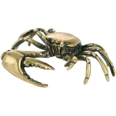 YUDO Figurine De Crabe En Laiton, Ornement Animalier, Décoration Mignonne Pour La Maison Ou Le Bureau, Modèle Kung Fu Tea Pet, Décoration De Table, Petite Statue D'Animal-c - Publicité YUDO Figurine De Crabe En Laiton, Ornement Animalier, Décoration Mignonne Pour La Maison Ou Le Bureau, Modèle Kung Fu Tea Pet, Décoration De Table, Petite Statue D'Animal-c - Publicité