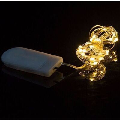 URSUS Guirlande Lumineuse À Piles 2m Fil De Cuivre Lumineux 20 Mini Led Pour Guirlande Miniature Intérieure Lumières Chambre Miroir Filament Sapin Miniature Lumières De Noël Décoration - Publicité URSUS Guirlande Lumineuse À Piles 2m Fil De Cuivre Lumineux 20 Mini Led Pour Guirlande Miniature Intérieure Lumières Chambre Miroir Filament Sapin Miniature Lumières De Noël Décoration - Publicité