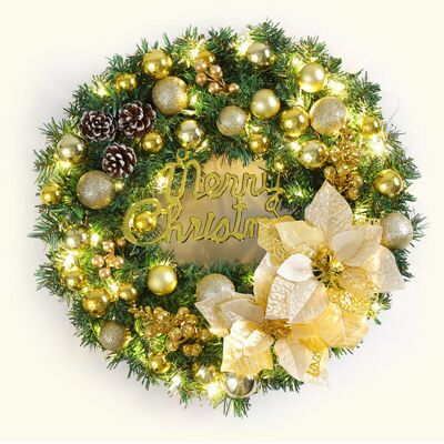Melissa Couronne De Noël Avec Lumières Led, 40 Cm, Pommes De Pin Artificielles, Couronne De Porte Avec Inscription « Joyeux Noël » Guirlande De Noël Décoration Pour Porte D'Entrée, Cheminée, Escaliers - Publicité Melissa Couronne De Noël Avec Lumières Led, 40 Cm, Pommes De Pin Artificielles, Couronne De Porte Avec Inscription « Joyeux Noël » Guirlande De Noël Décoration Pour Porte D'Entrée, Cheminée, Escaliers - Publicité