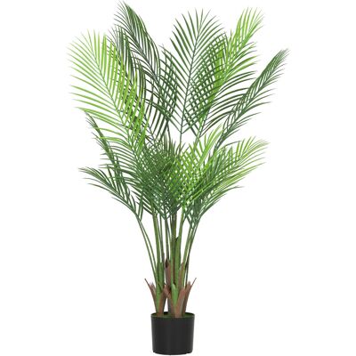 Generic Plante Artificielle Intérieure 120 Cm, Palmier Arbre Artificiel Avec Pot En Plastique Et Flocage, Vert - Publicité Generic Plante Artificielle Intérieure 120 Cm, Palmier Arbre Artificiel Avec Pot En Plastique Et Flocage, Vert - Publicité