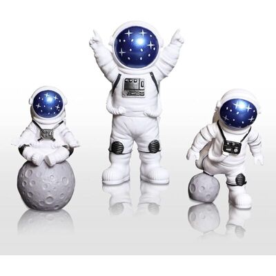 Scotch Modèle De Miniatures De Décor D'Astronaute Moderne, Astronaute Spaceman Statue, Figurines Créatives, Artisanat, Décoration De Maison/salon/bureau/chambre D'Enfant, 3pcs Set - Publicité Scotch Modèle De Miniatures De Décor D'Astronaute Moderne, Astronaute Spaceman Statue, Figurines Créatives, Artisanat, Décoration De Maison/salon/bureau/chambre D'Enfant, 3pcs Set - Publicité