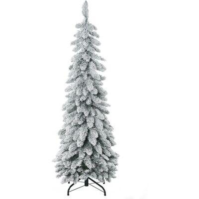 TORMATOR Arbre De Noël Artificiel Avec Support En Acier 253 Branches Enneigées Socle Pliable Hauteur 135 Cm Vert - Publicité TORMATOR Arbre De Noël Artificiel Avec Support En Acier 253 Branches Enneigées Socle Pliable Hauteur 135 Cm Vert - Publicité