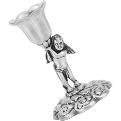 LBVIE Paire De Bougeoirs Romantiques En Forme D'Ange, Cadeaux Pour Anniversaires, Noël, Halloween (étain Antique) - Publicité LBVIE Paire De Bougeoirs Romantiques En Forme D'Ange, Cadeaux Pour Anniversaires, Noël, Halloween (étain Antique) - Publicité