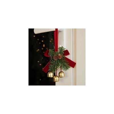 OEM Élégante Suspension Pour Sapin De Noël Avec Ruban De Velours, Clochettes Et Pommes De Pin, Décoration De Fenêtre (3 Clochettes). Publicité OEM Élégante Suspension Pour Sapin De Noël Avec Ruban De Velours, Clochettes Et Pommes De Pin, Décoration De Fenêtre (3 Clochettes). Publicité