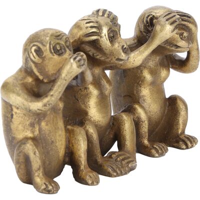 LBVIE Statues De Singes Sages « Ne Rien Entendre De Mal, Ne Rien Voir De Mal, Ne Rien Dire De Mal » : Décorations De Singes Pour La Maison Et Le Bureau. Publicité LBVIE Statues De Singes Sages « Ne Rien Entendre De Mal, Ne Rien Voir De Mal, Ne Rien Dire De Mal » : Décorations De Singes Pour La Maison Et Le Bureau. Publicité