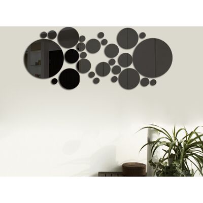 OEM Lot De 30 Stickers Muraux Ronds Effet Miroir, Amovibles, En Acrylique, Pour Décorer Votre Chambre, Salle De Bain Ou Salon. Publicité OEM Lot De 30 Stickers Muraux Ronds Effet Miroir, Amovibles, En Acrylique, Pour Décorer Votre Chambre, Salle De Bain Ou Salon. Publicité