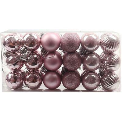 OEM Jeffergarden 36 Pièces/ensemble 4cm Boules De Nol Décoration D'Arbre De Nol Boules En Plastique De Nol Incassables Ornements Pour Décor D'Anniversaires Et De Fêtes-dou - Publicité OEM Jeffergarden 36 Pièces/ensemble 4cm Boules De Nol Décoration D'Arbre De Nol Boules En Plastique De Nol Incassables Ornements Pour Décor D'Anniversaires Et De Fêtes-dou - Publicité