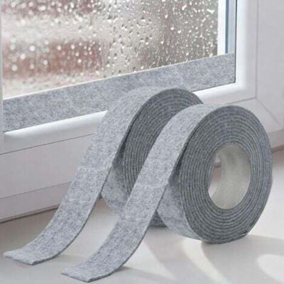 OEM Bandes Adhésives Absorbantes Pour Vitres, Bandes Anti-condensation, 400 X 3 Cm, Ruban Adhésif En Feutre De Coton Pour Fenêtres (lot De 2,gris)-dou - Publicité OEM Bandes Adhésives Absorbantes Pour Vitres, Bandes Anti-condensation, 400 X 3 Cm, Ruban Adhésif En Feutre De Coton Pour Fenêtres (lot De 2,gris)-dou - Publicité