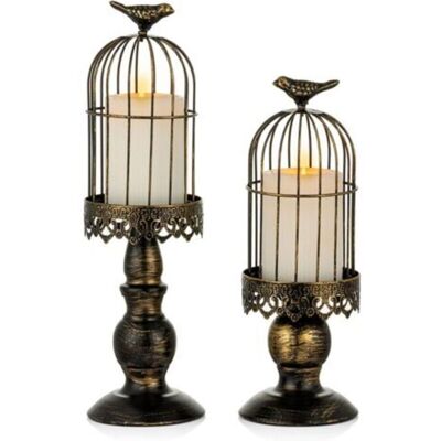 SANS MARQUE Bougeoir Chandelier À Cage À Oiseaux Vintage Decoration Mariage Chandeliers Bougoire Décoratifs Pour Tables De Mariage, Shabby Chic Ornements Pour Chandeliers Sculptés En Fer Forgé Noel, Noi - Publicité SANS MARQUE Bougeoir Chandelier À Cage À Oiseaux Vintage Decoration Mariage Chandeliers Bougoire Décoratifs Pour Tables De Mariage, Shabby Chic Ornements Pour Chandeliers Sculptés En Fer Forgé Noel, Noi - Publicité