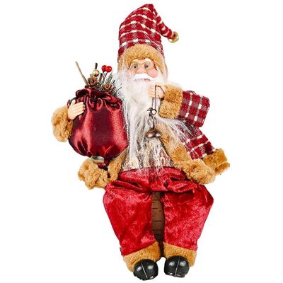 FLAMMKRAFT Décoration De Noël, Figurines De Père Noël Mignonnes, Jouet, Ornement De Table Pour Les Fêtes - Publicité FLAMMKRAFT Décoration De Noël, Figurines De Père Noël Mignonnes, Jouet, Ornement De Table Pour Les Fêtes - Publicité
