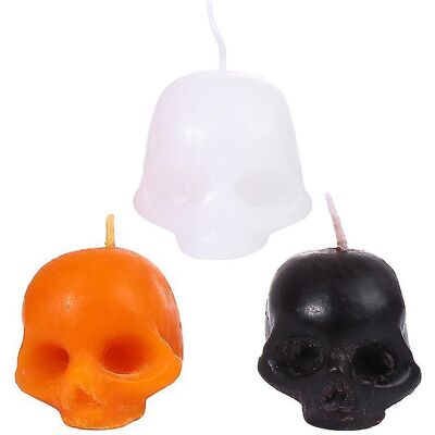 YUDO Lot De 3 Bougies D'Halloween Pour Décorations D'Halloween - Publicité YUDO Lot De 3 Bougies D'Halloween Pour Décorations D'Halloween - Publicité