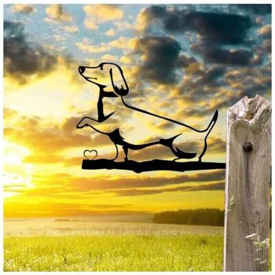 OEM Décor De Jardin Extérieur, Statue De Chien De Jardin En Métal Pôles Silhouette Animale Pour La Décoration De Jardin-crezuo - Publicité OEM Décor De Jardin Extérieur, Statue De Chien De Jardin En Métal Pôles Silhouette Animale Pour La Décoration De Jardin-crezuo - Publicité