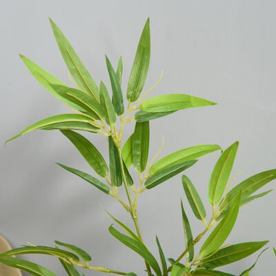 OEM Bambous Artificiels 1.20h M Réalistes Par Bambou Avec Vrais Troncs - Pot Inclus Noir Vert - Publicité OEM Bambous Artificiels 1.20h M Réalistes Par Bambou Avec Vrais Troncs - Pot Inclus Noir Vert - Publicité