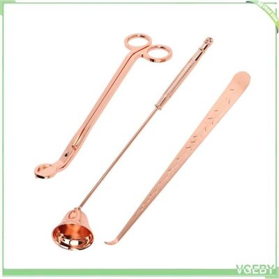 OEM Accessoires Pour Bougie - Fafeicy - 3 En 1 - Acier Inoxydable - Or Rose - Coupe-bordures - Publicité OEM Accessoires Pour Bougie - Fafeicy - 3 En 1 - Acier Inoxydable - Or Rose - Coupe-bordures - Publicité