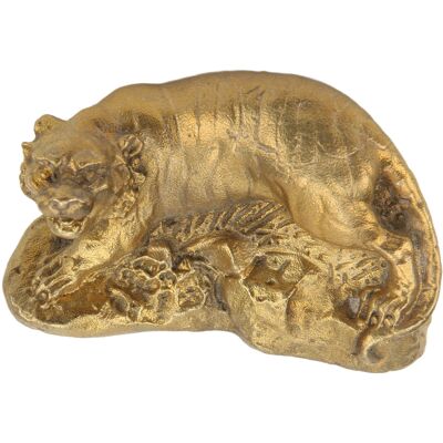 MRTRS Figurine Miniature De Tigre, Polyvalente, Réaliste, Élégante Statue De Tigre En Laiton, Convenant À La Décoration De La Maison Et Du Bureau, Cadeau De Collection. Publicité MRTRS Figurine Miniature De Tigre, Polyvalente, Réaliste, Élégante Statue De Tigre En Laiton, Convenant À La Décoration De La Maison Et Du Bureau, Cadeau De Collection. Publicité