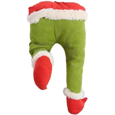 FLAMMKRAFT Jambes De Père Noël Factices En Peluche - Décoration De Noël Pour Maisons, Centres Commerciaux, Hôtels Et Bureaux - Publicité FLAMMKRAFT Jambes De Père Noël Factices En Peluche - Décoration De Noël Pour Maisons, Centres Commerciaux, Hôtels Et Bureaux - Publicité