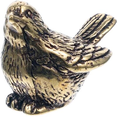 LISATR Statuette De Moineau En Laiton Rétro, Décoration De Bureau, Petite Figurine D'Oiseau En Laiton-2.80x2.00x1.50cm-golden - Publicité LISATR Statuette De Moineau En Laiton Rétro, Décoration De Bureau, Petite Figurine D'Oiseau En Laiton-2.80x2.00x1.50cm-golden - Publicité