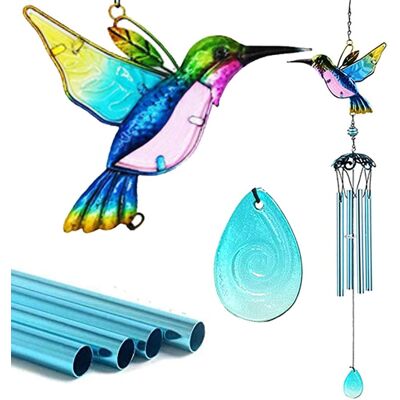 OEM Carillon A Vent De Colibri, Decoration Jardin Metal Pour L'Intérieur Et L'Extérieur, Cadeaux Pour Maman, Ornements Peints À Suspendre Pour Jardin, Décoration D'Intérieur - Publicité OEM Carillon A Vent De Colibri, Decoration Jardin Metal Pour L'Intérieur Et L'Extérieur, Cadeaux Pour Maman, Ornements Peints À Suspendre Pour Jardin, Décoration D'Intérieur - Publicité