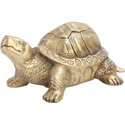 LBVIE Tortue De Longévité En Laiton Pur, Faite À La Main, Ornement Feng Shui Pour La Maison, Symbole De Paix - Publicité LBVIE Tortue De Longévité En Laiton Pur, Faite À La Main, Ornement Feng Shui Pour La Maison, Symbole De Paix - Publicité