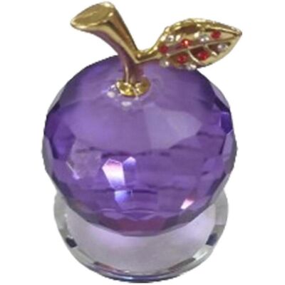 YUDO Figurine De Pomme En Cristal, Presse-papier, Ornement De Décoration Intérieure, Objet De Collection, Cadeau Rouge-5cm Purple - Publicité YUDO Figurine De Pomme En Cristal, Presse-papier, Ornement De Décoration Intérieure, Objet De Collection, Cadeau Rouge-5cm Purple - Publicité