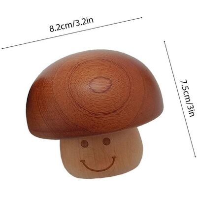FLAMMKRAFT Boîte À Musique En Bois En Forme De Champignon, Décoration Mignonne Et Créative Pour Anniversaire, Saint-valentin Ou Noël. Publicité FLAMMKRAFT Boîte À Musique En Bois En Forme De Champignon, Décoration Mignonne Et Créative Pour Anniversaire, Saint-valentin Ou Noël. Publicité