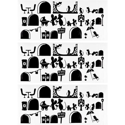 PELTOR Jeffergarden Autocollants Muraux À Motif De Trou De Souris, Autocollants Muraux Pour Escaliers, Diy Bricolage, Pour La Décoration De La Maison - Publicité PELTOR Jeffergarden Autocollants Muraux À Motif De Trou De Souris, Autocollants Muraux Pour Escaliers, Diy Bricolage, Pour La Décoration De La Maison - Publicité