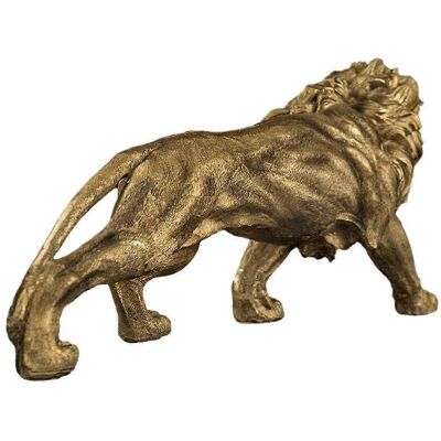 RDTD Lion D'Or Royal En Résine, Ornement De Bureau, Statuette Animale, Décoration Pour La Maison Ou Le Bureau - Publicité RDTD Lion D'Or Royal En Résine, Ornement De Bureau, Statuette Animale, Décoration Pour La Maison Ou Le Bureau - Publicité