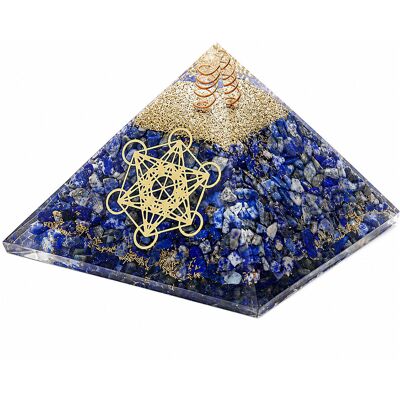 Phoenix Pyramide Orgonite En Lapis Lazuli Avec Cube De Métatron 5.5 Cm - Publicité Phoenix Pyramide Orgonite En Lapis Lazuli Avec Cube De Métatron 5.5 Cm - Publicité