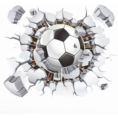 MOXIE Stickers Muraux 3d Football (40x50cm) I Autocollants Décoratifs Sport Poster I Sticker Mural Pour Chambre D'Enfant Garçon Enfants Bébé Crèche Ado - Publicité MOXIE Stickers Muraux 3d Football (40x50cm) I Autocollants Décoratifs Sport Poster I Sticker Mural Pour Chambre D'Enfant Garçon Enfants Bébé Crèche Ado - Publicité