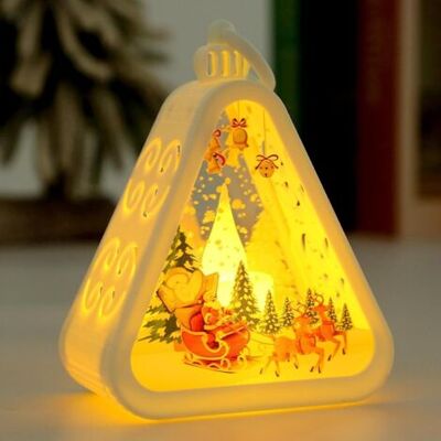 SCORPIO Lanterne De Noël, Lanterne Décorative De Noël, Bougie De Noël Sans Flamme, Lanterne De Noël Vintage Avec Lumières Led Pour Cadeaux Et Décorations De Noël (élan Blanc) - Publicité SCORPIO Lanterne De Noël, Lanterne Décorative De Noël, Bougie De Noël Sans Flamme, Lanterne De Noël Vintage Avec Lumières Led Pour Cadeaux Et Décorations De Noël (élan Blanc) - Publicité