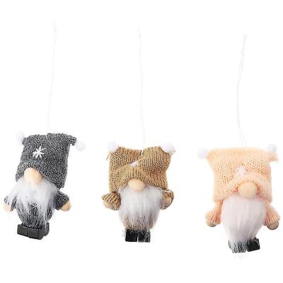 YUDO Lot De 3 Ornements De Gnomes Suédois - Publicité YUDO Lot De 3 Ornements De Gnomes Suédois - Publicité