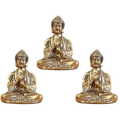 LISATR 3 Mini Décorations De Bouddha - Publicité LISATR 3 Mini Décorations De Bouddha - Publicité