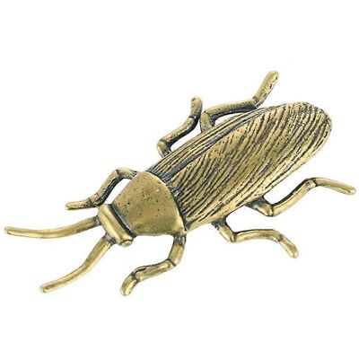 LISATR Décoration En Laiton Représentant Un Cafard - Figurine De Cafard Exquise - Ornement En Forme D'Insecte-5.5x3.3cm-golden - Publicité LISATR Décoration En Laiton Représentant Un Cafard - Figurine De Cafard Exquise - Ornement En Forme D'Insecte-5.5x3.3cm-golden - Publicité