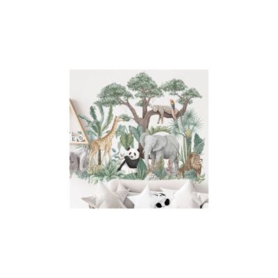 OEM Stickers Muraux S - Decoration Chambre - Stickers Muraux - Sticker Mural Animaux D'Afrique - Autocollant Mural Géant Jungle -7465cm-crezuo - Publicité OEM Stickers Muraux S - Decoration Chambre - Stickers Muraux - Sticker Mural Animaux D'Afrique - Autocollant Mural Géant Jungle -7465cm-crezuo - Publicité