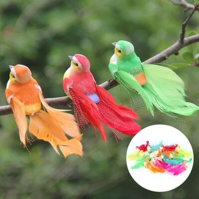 Cellfast 12 Pièces Oiseau De Simulation De Décor D'Oiseau Artificiel Avec Ornement Décoration Clip - Publicité Cellfast 12 Pièces Oiseau De Simulation De Décor D'Oiseau Artificiel Avec Ornement Décoration Clip - Publicité
