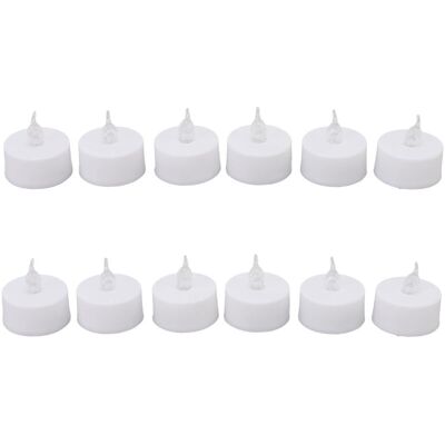 OEM Jeffergarden 12 Pièces Sans Flamme Led Bougies Chauffe-plat Bougies Avec Couleur Mèche Transparente Halloween Vacances Salle De Fête Ambinece Accessoires-dou - Publicité OEM Jeffergarden 12 Pièces Sans Flamme Led Bougies Chauffe-plat Bougies Avec Couleur Mèche Transparente Halloween Vacances Salle De Fête Ambinece Accessoires-dou - Publicité