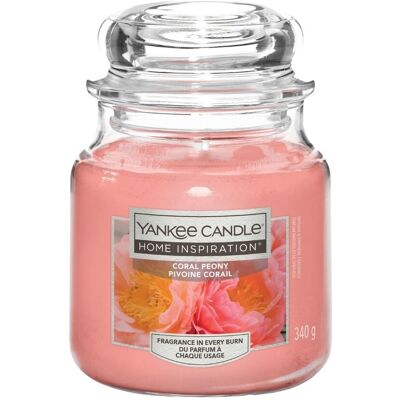 OEM Bougie Pivoine Corail Hi 340g - Publicité OEM Bougie Pivoine Corail Hi 340g - Publicité