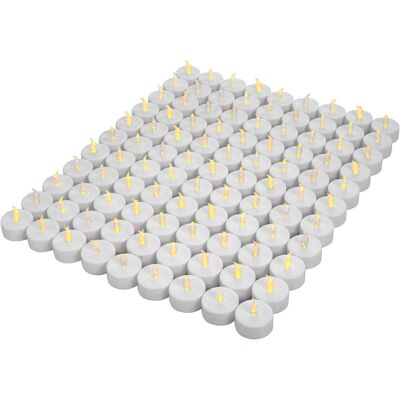 OEM Lot De 400 Bougies Chauffe-plat Led, Sans Flamme, Lumière Vacillante Jaune Chaud, Diamètre 3,5 Cm, Pour Mariage, Fête, Décoration Intérieure - Publicité OEM Lot De 400 Bougies Chauffe-plat Led, Sans Flamme, Lumière Vacillante Jaune Chaud, Diamètre 3,5 Cm, Pour Mariage, Fête, Décoration Intérieure - Publicité