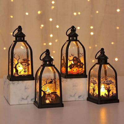 Scotch 4 Pièces Lanterne Halloween Led Bougie Exterieur Avec Batterie, Lanterne Citrouille Sorcière Geist Decoration Halloween Exterieur Interieur A Suspendre, Lanterne Fantôme D'Halloween - Publicité Scotch 4 Pièces Lanterne Halloween Led Bougie Exterieur Avec Batterie, Lanterne Citrouille Sorcière Geist Decoration Halloween Exterieur Interieur A Suspendre, Lanterne Fantôme D'Halloween - Publicité