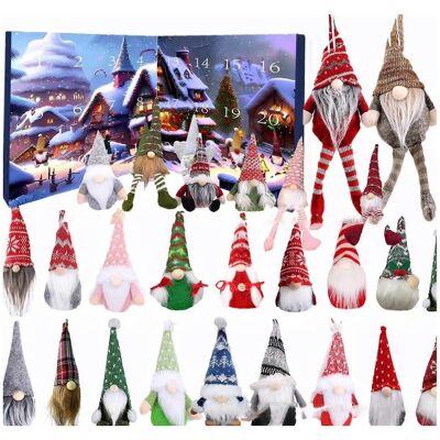 FLAMMKRAFT Calendrier De L'Avent De Noël Avec Des Gnomes Mignons (24 Jours) - Compte À Rebours Jusqu'à Noël - Décorations Pour La Maison Et Les Fêtes - Publicité FLAMMKRAFT Calendrier De L'Avent De Noël Avec Des Gnomes Mignons (24 Jours) - Compte À Rebours Jusqu'à Noël - Décorations Pour La Maison Et Les Fêtes - Publicité