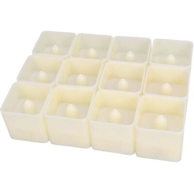 Scotch 12 Lampes Bougies Carrées À Effet Bougie, Bougies Chauffe-plat Électroniques Sans Flamme, Décorations De Fête, Maison, Bar, Café - Paillettes Jaunes (blanc) - Publicité Scotch 12 Lampes Bougies Carrées À Effet Bougie, Bougies Chauffe-plat Électroniques Sans Flamme, Décorations De Fête, Maison, Bar, Café - Paillettes Jaunes (blanc) - Publicité